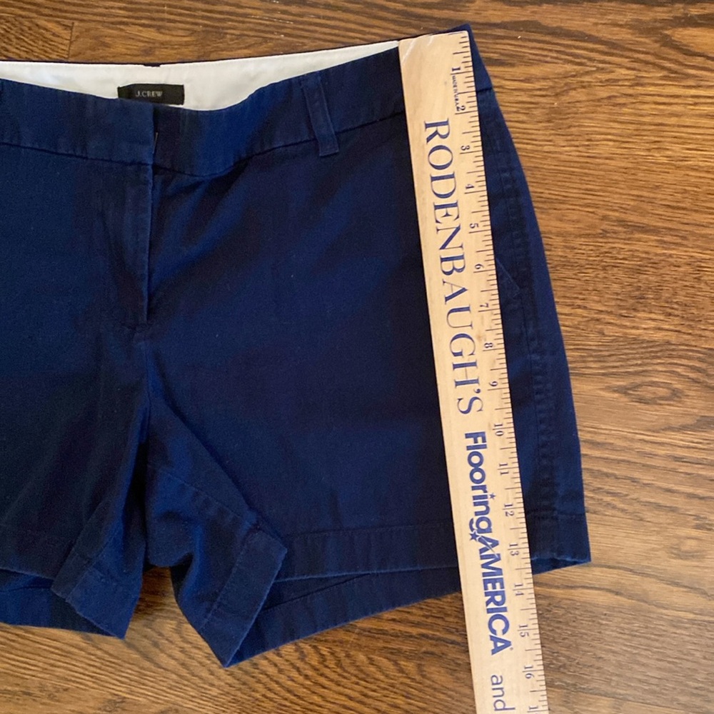 J CREW WOMENS Navy SHORTS SIZE 12 - Picture 5 of 11